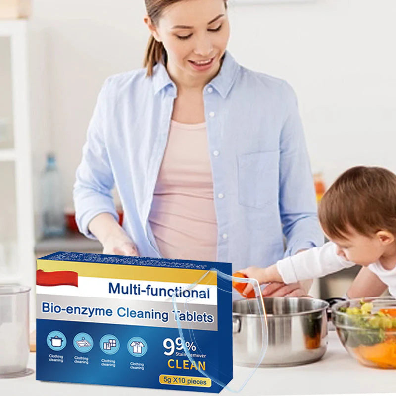 (🔥Kupite 1, dobite 2 gratis🔥)Večfunkcijske bioencimske čistilne tablete