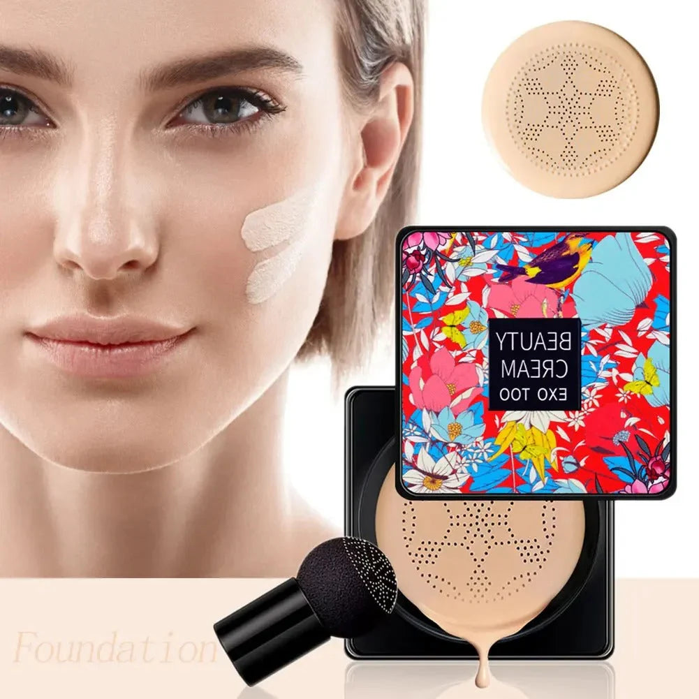 FoundationCream 1+1 GRATIS - Hydraterend En Verhelderende Foundationcrème Met Zacht Spons