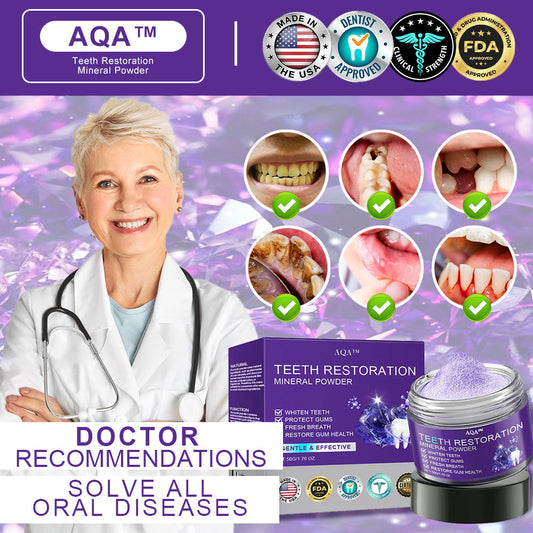 🏥Uradna trgovina🏥 Mineralni prašek za obnovo zob AQA™🦷(priporočeno s strani ADA)(🎁Bliskavica - ne zamudite)