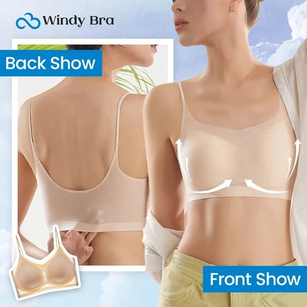 【M-4XL】WindyBra - Ultra tanki, bešavni, hladni svileni, udobni, ljetni grudnjak za veće veličine
