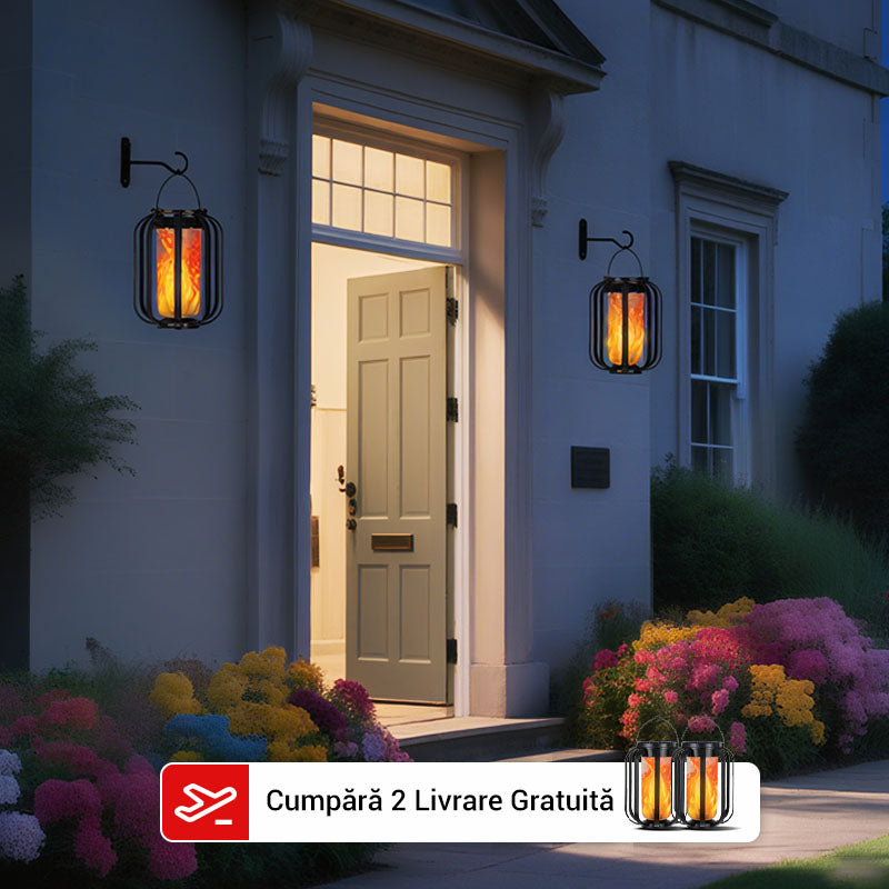 🌞Ofertă de vară 🔥Lanterna solară pentru exterior cu 4 moduri