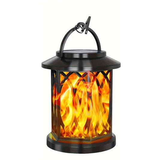 🏮Nadograđena solarna lampa s efektom treperavog plamena✨ - vodootporna i savršena za vanjsku upotrebu