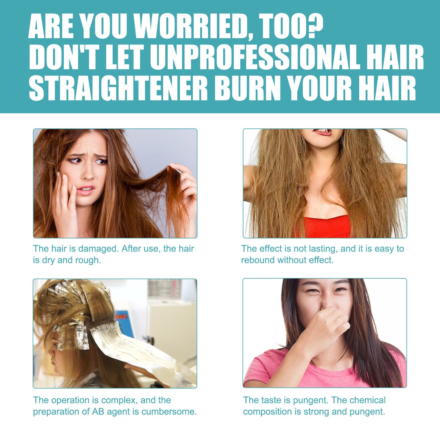 Silk & Keratin Hair Straightening Cream
