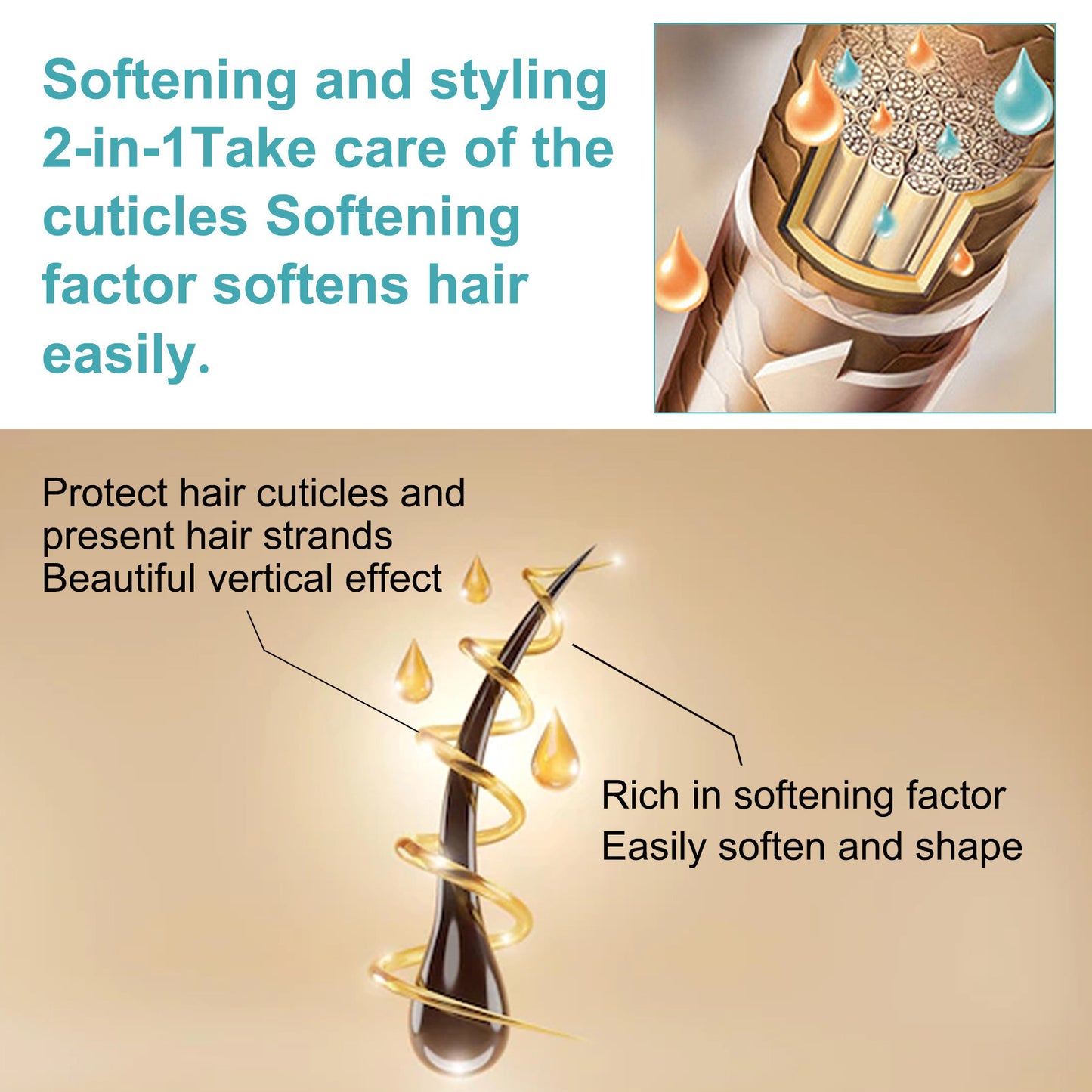 Silk & Keratin Hair Straightening Cream