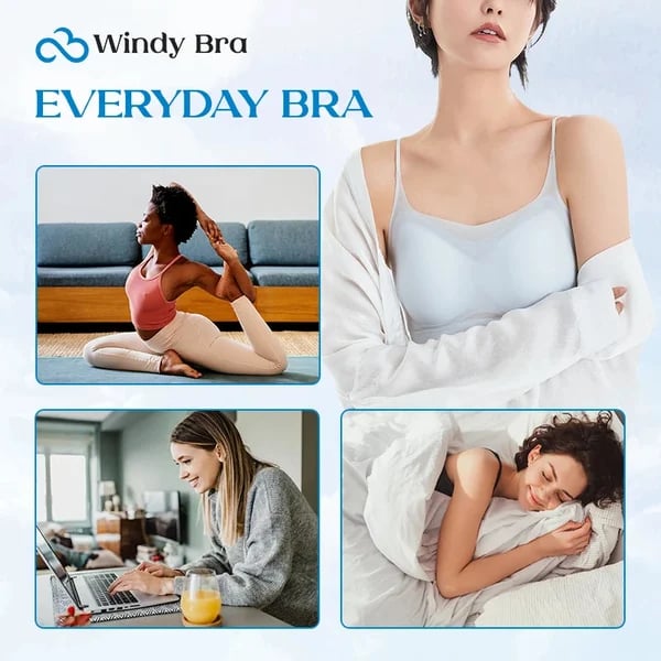 【M-4XL】WindyBra - Ultra tanki, bešavni, hladni svileni, udobni, ljetni grudnjak za veće veličine