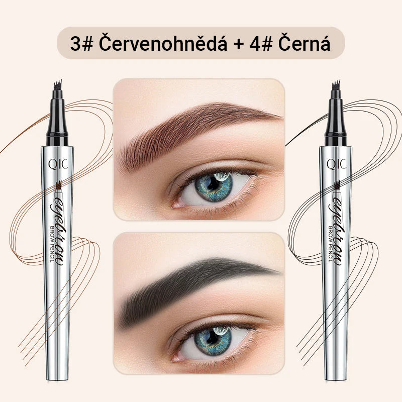 Višenamjenska olovka za obrve s 4 nastavka (2 komada,🎁1 gratis)