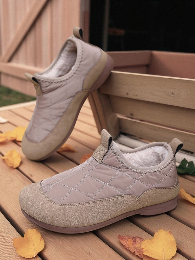 【🔥Ogrejte si noge】Slip-on, bombažni, mehki snežni škornji