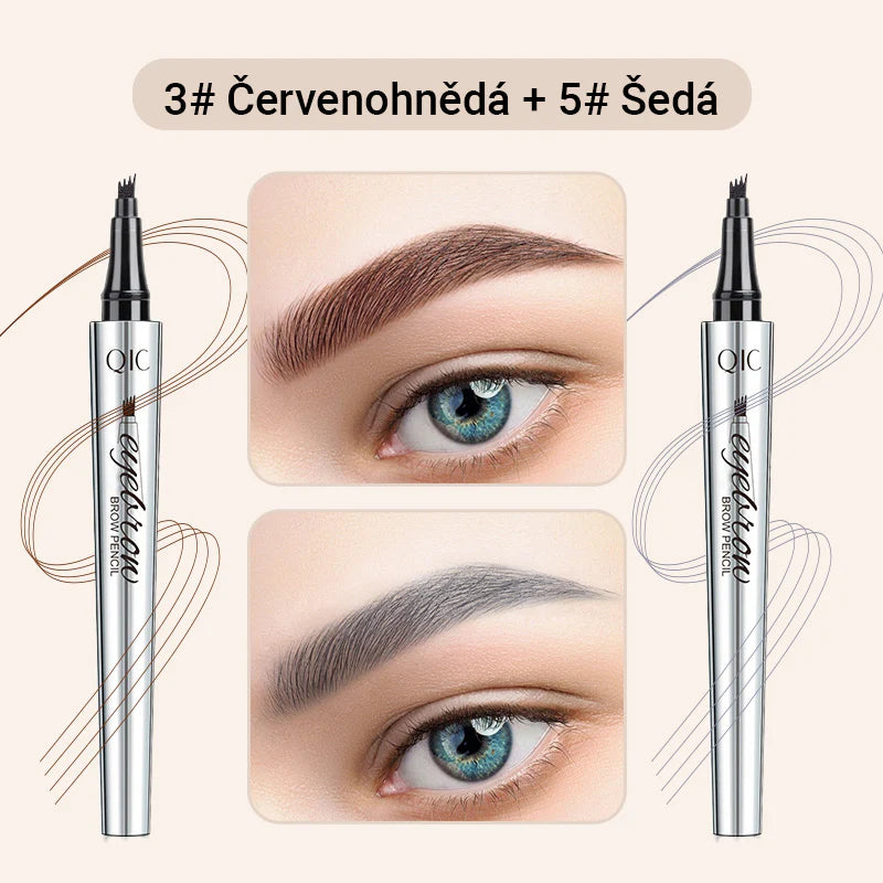 Višenamjenska olovka za obrve s 4 nastavka (2 komada,🎁1 gratis)