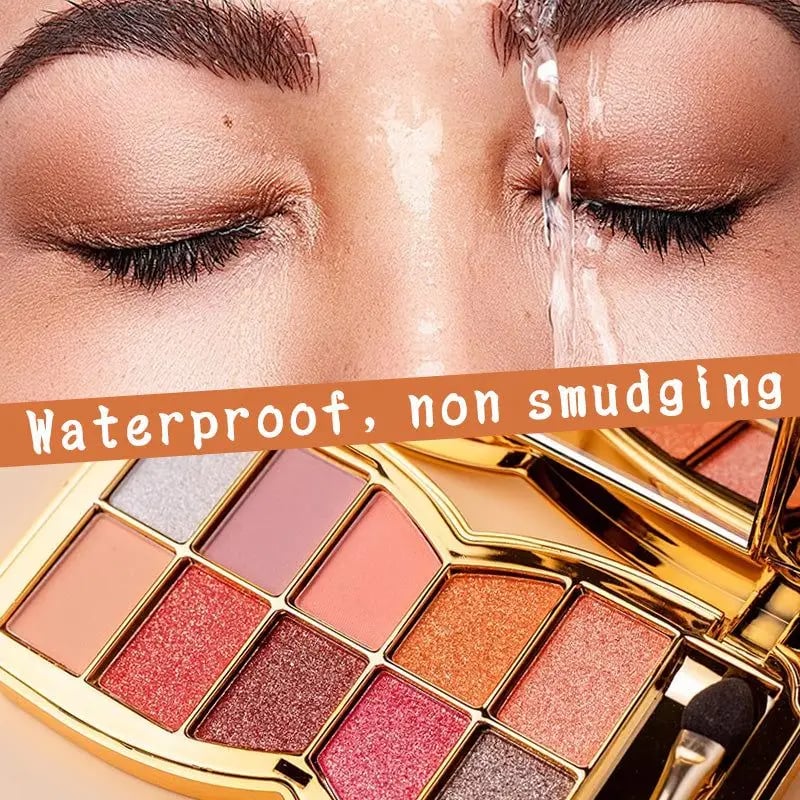 ?LAST DAY 49% OFF✨10 Colors Sparkle Shimmer Eyeshadow Palette