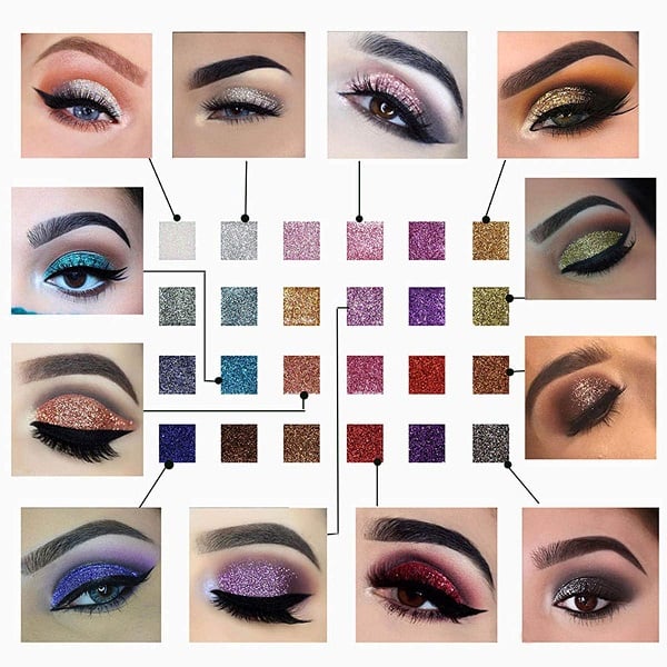 ?LAST DAY 49% OFF✨10 Colors Sparkle Shimmer Eyeshadow Palette