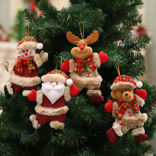 Christmas tree accessories Christmas mini figurines