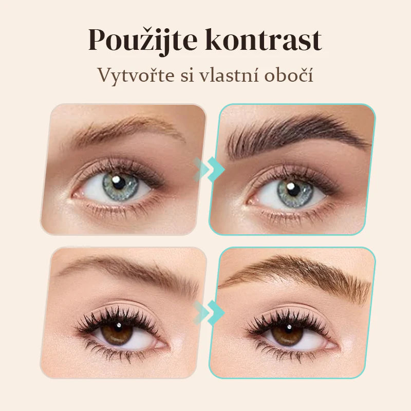 Višenamjenska olovka za obrve s 4 nastavka (2 komada,🎁1 gratis)