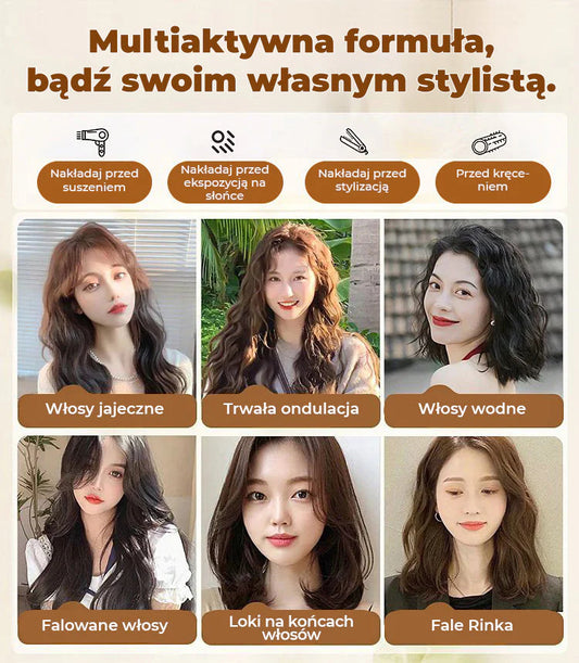 Beljakovinski serum, ki vlaži in izboljšuje elastičnost las