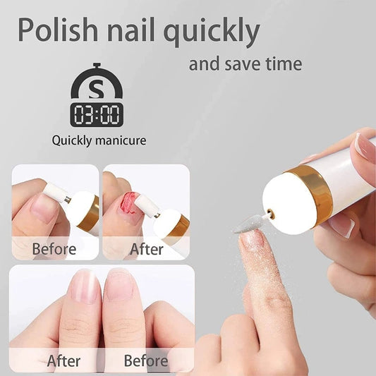 💅Električna pilica za nohte - 👍Gladki in polirani nohti