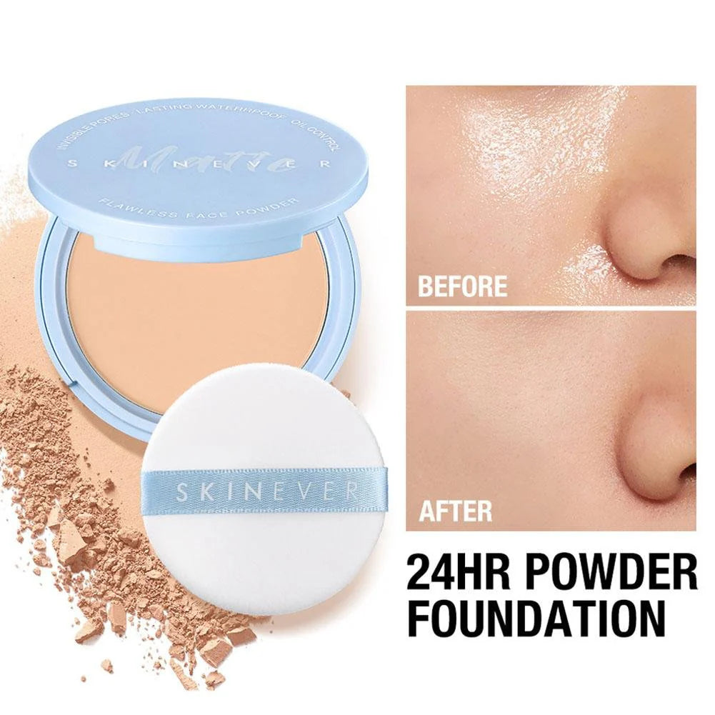 Matte powder compact