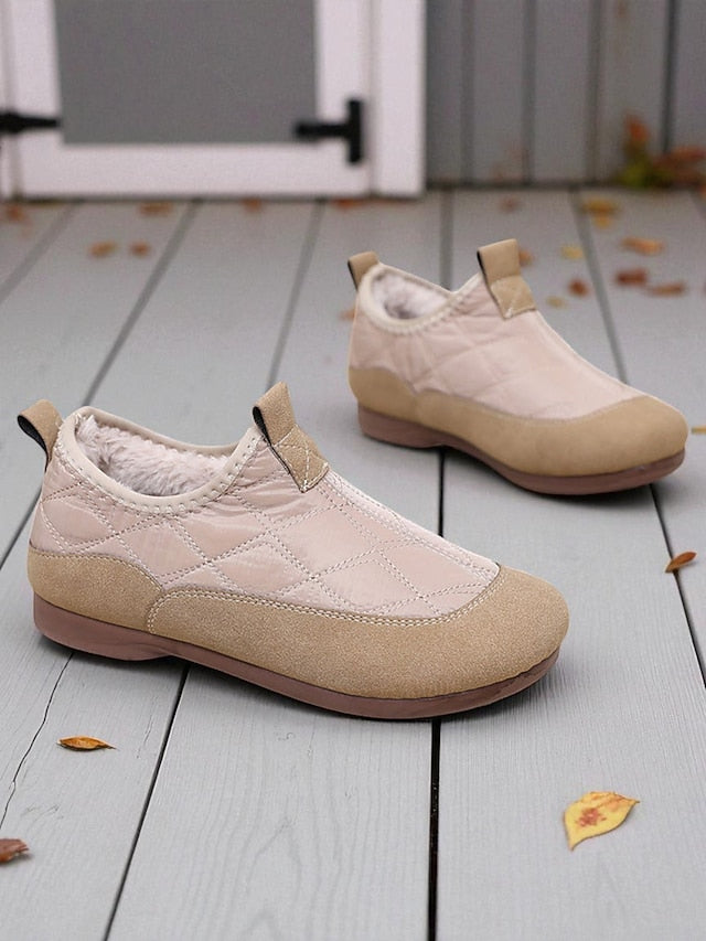 【🔥Ogrejte si noge】Slip-on, bombažni, mehki snežni škornji