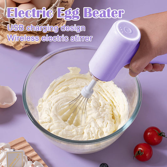 ? Embrace Cord-Free Cooking Freedom✨ Cordless Handheld Electric Mixer - For Effortless, Mess-Free Mixing Anytime, Anywhere! ?