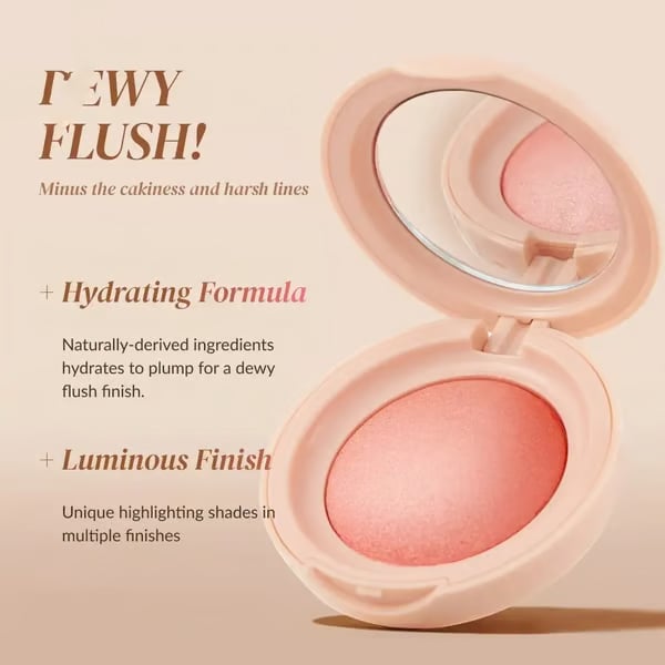 Poletna vroča razprodaja 49 % POPUSTA -- Bloom Up Baked Highlighter rdečilo za lica