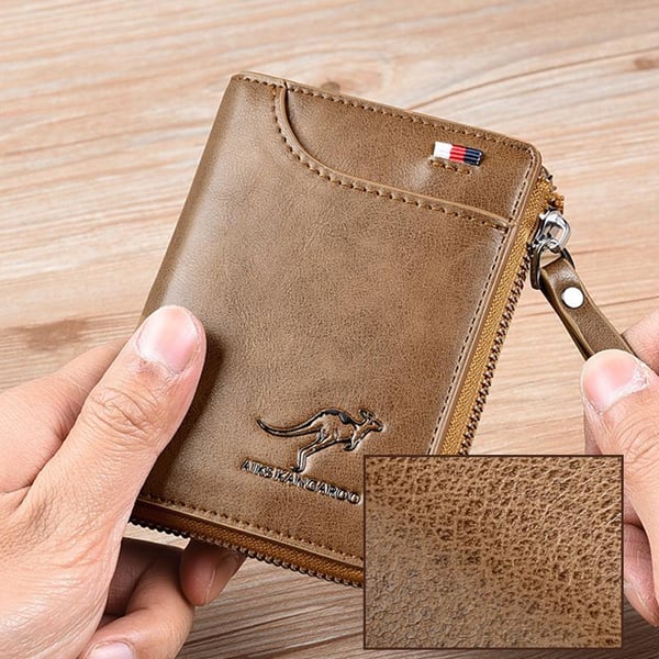 【🛡️Protiv krađe i antimagnetski】Muški novčanik s patentnim zatvaračem (RFID ZAŠTIĆEN)