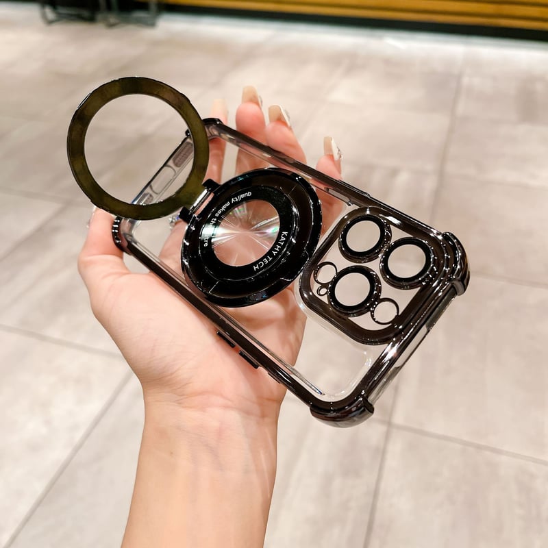 📱【Združljivo z vsemi iPhoni】Magnetni ovitek za iPhone z zračnimi blazinami na štirih vogalih, odporen proti udarcem. Zaščitite varnost svojega telefona!