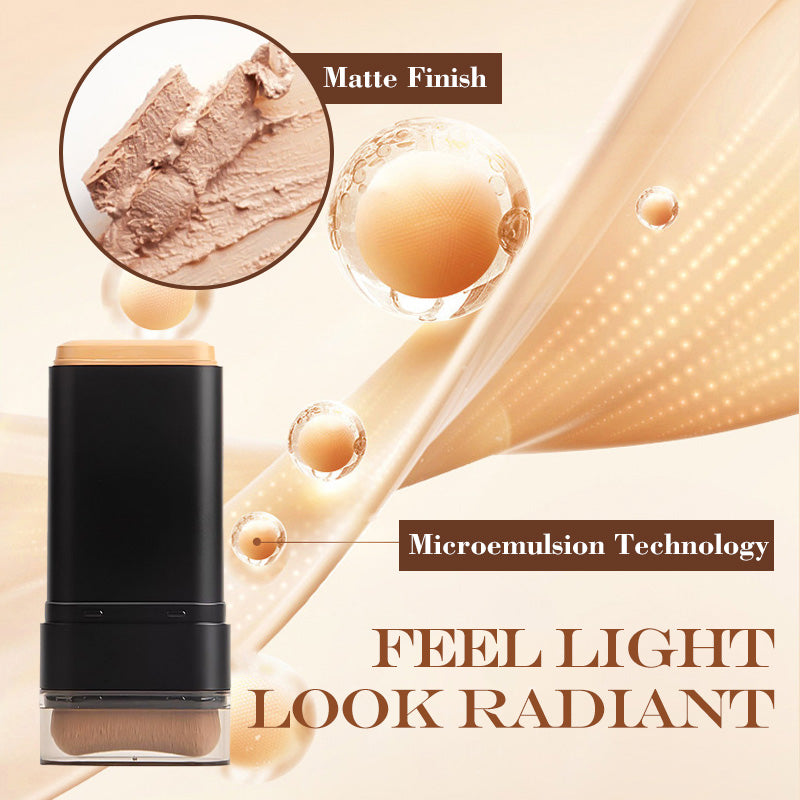 ?Buy 2 Get 1 FREE✨2025 Instant Concealing Foundation Stick with Built-in Brush