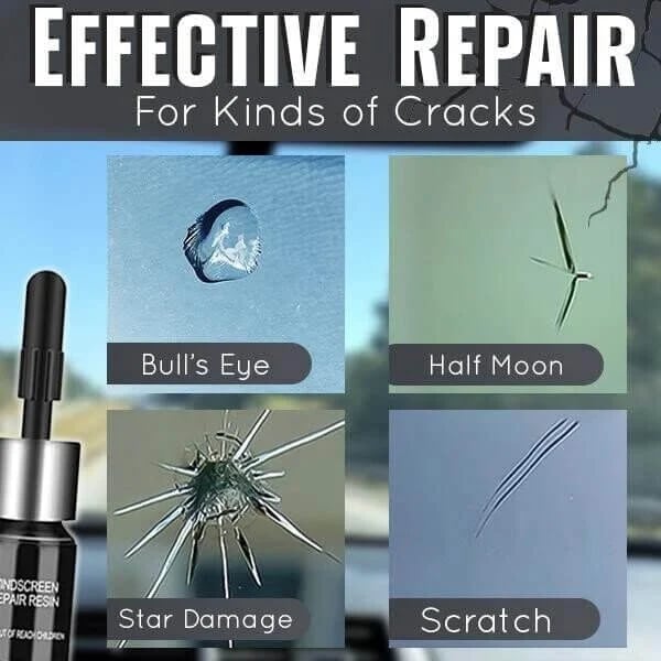 ?Car glass window liquid nano repair kit
