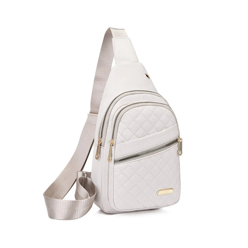 【🔥Preprosta in elegantna!】👝Torba za čez ramo - velika prostornina, vodoodporna, možnost povezave s podatkovnim kablom
