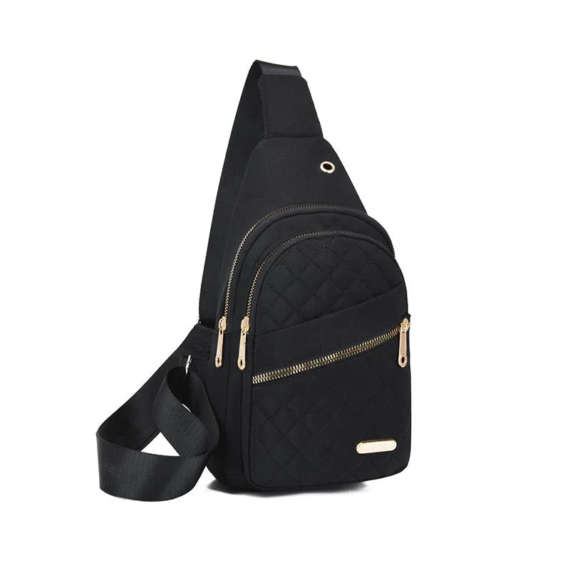 【🔥Preprosta in elegantna!】👝Torba za čez ramo - velika prostornina, vodoodporna, možnost povezave s podatkovnim kablom