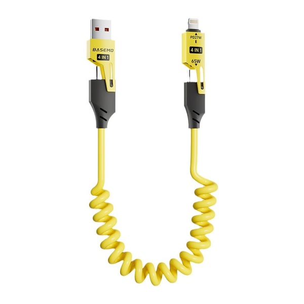 【🔥Kupite 1, dobite 1 gratis】✨4-v-1 vzmetni hitri polnilni kabel