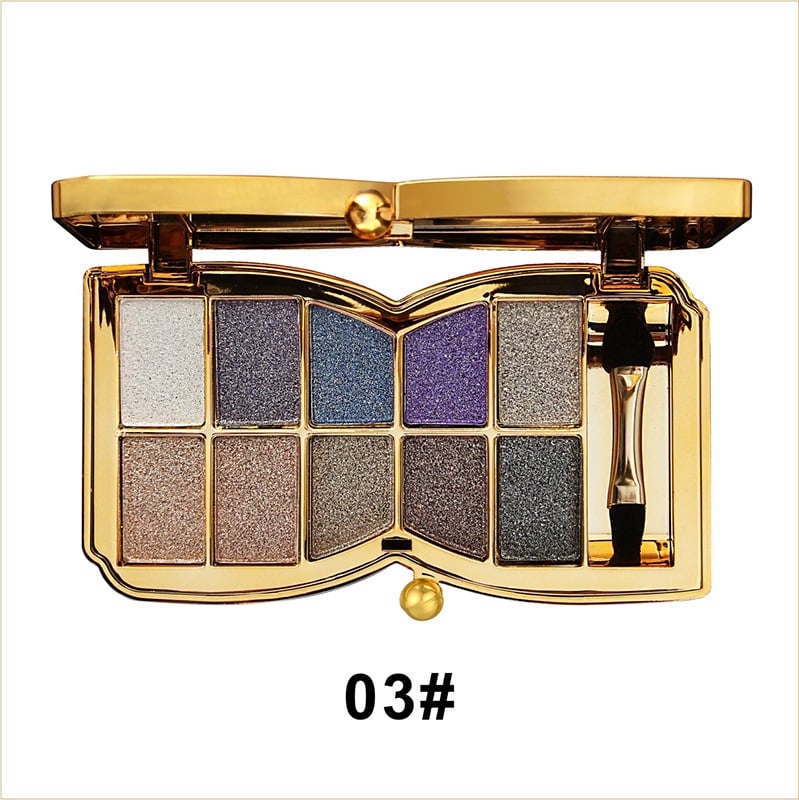 ?LAST DAY 49% OFF✨10 Colors Sparkle Shimmer Eyeshadow Palette