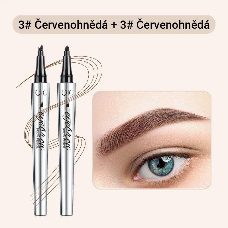 Višenamjenska olovka za obrve s 4 nastavka (2 komada,🎁1 gratis)