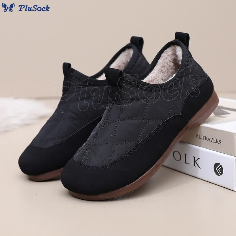 【🔥Ogrejte si noge】Slip-on, bombažni, mehki snežni škornji