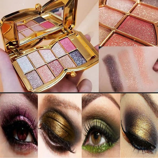 ?LAST DAY 49% OFF✨10 Colors Sparkle Shimmer Eyeshadow Palette