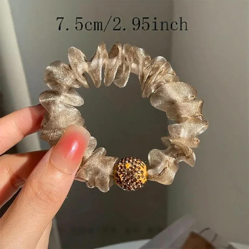 🔥Kupite 1, dobite 1 gratis🔥Elegantni mrežasti trakovi za lase s kristali