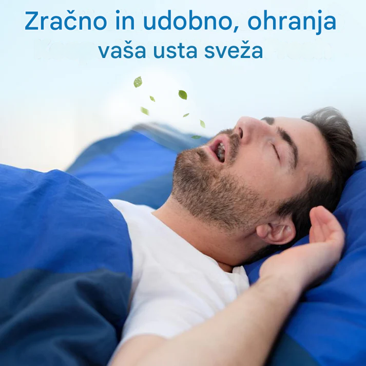😴Nastavljiv ustnik proti smrčanju, univerzalna velikost