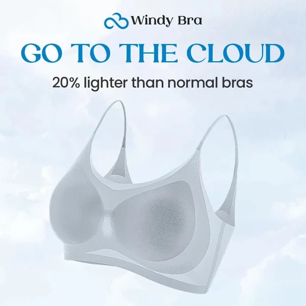 【M-4XL】WindyBra - Ultra tanki, bešavni, hladni svileni, udobni, ljetni grudnjak za veće veličine