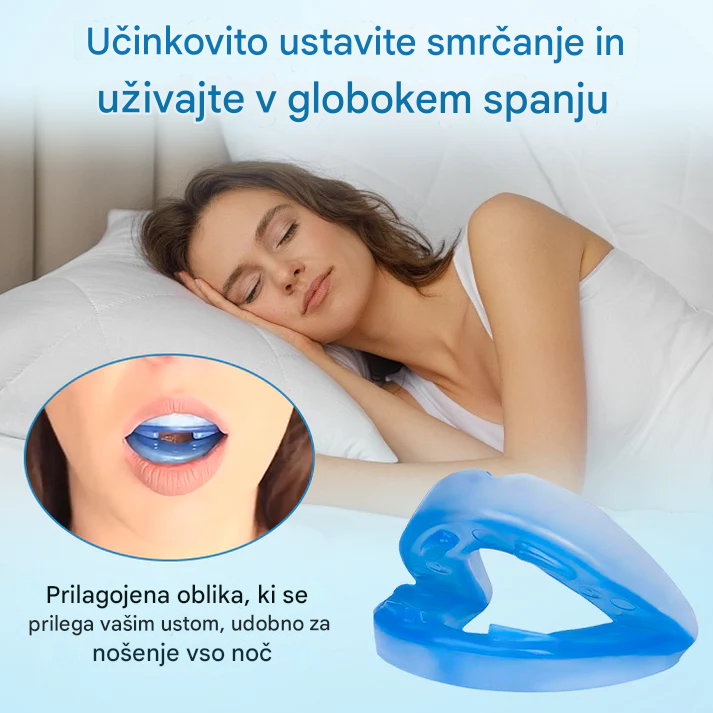 😴Nastavljiv ustnik proti smrčanju, univerzalna velikost