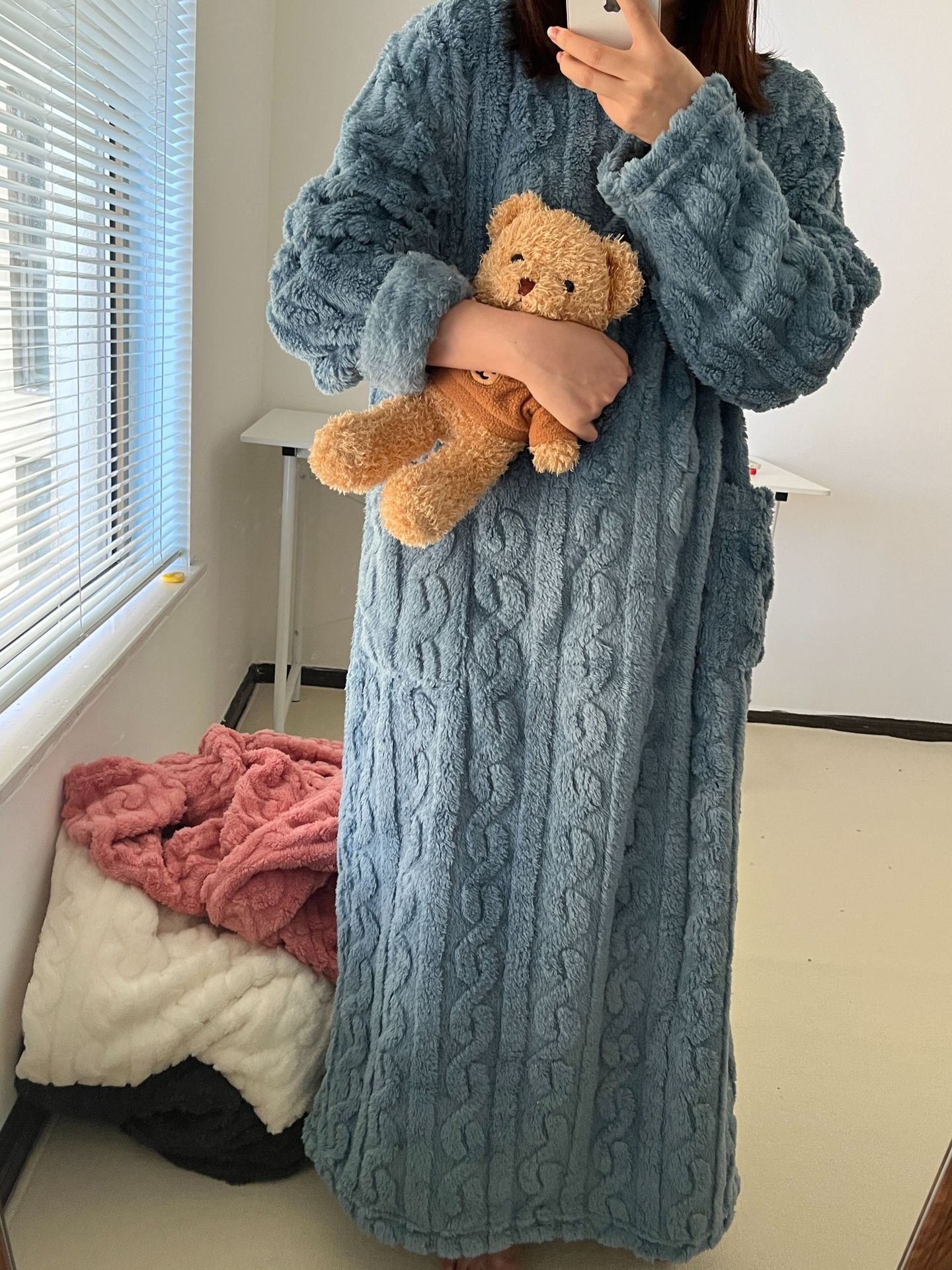 🔥Toplo darilo🎁——Oblačila iz koralnega flisa za jesen in zimo