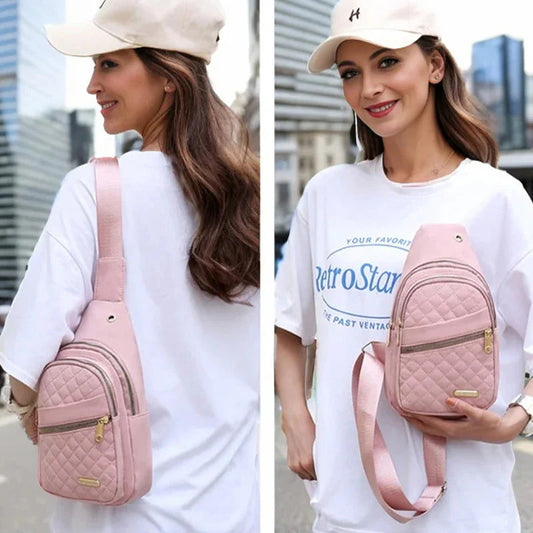 【🔥Preprosta in elegantna!】👝Torba za čez ramo - velika prostornina, vodoodporna, možnost povezave s podatkovnim kablom