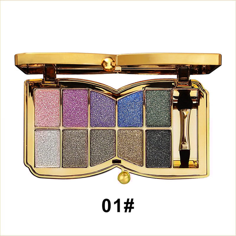 ?LAST DAY 49% OFF✨10 Colors Sparkle Shimmer Eyeshadow Palette