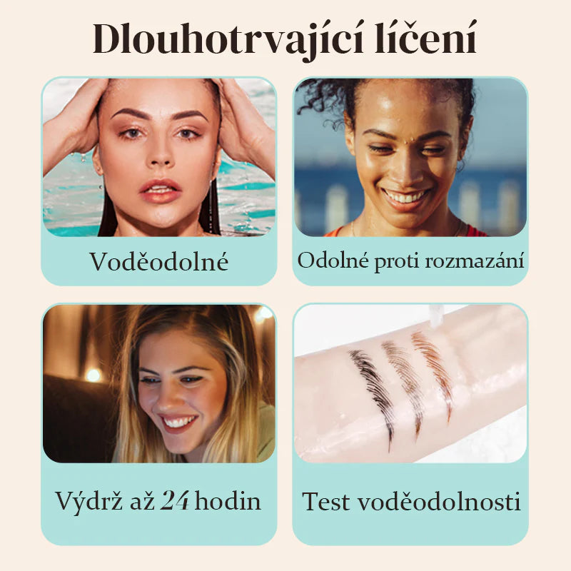 Višenamjenska olovka za obrve s 4 nastavka (2 komada,🎁1 gratis)