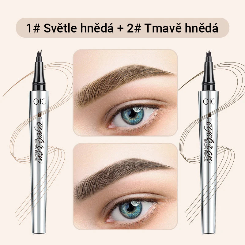 Višenamjenska olovka za obrve s 4 nastavka (2 komada,🎁1 gratis)