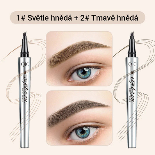 Višenamjenska olovka za obrve s 4 nastavka (2 komada,🎁1 gratis)