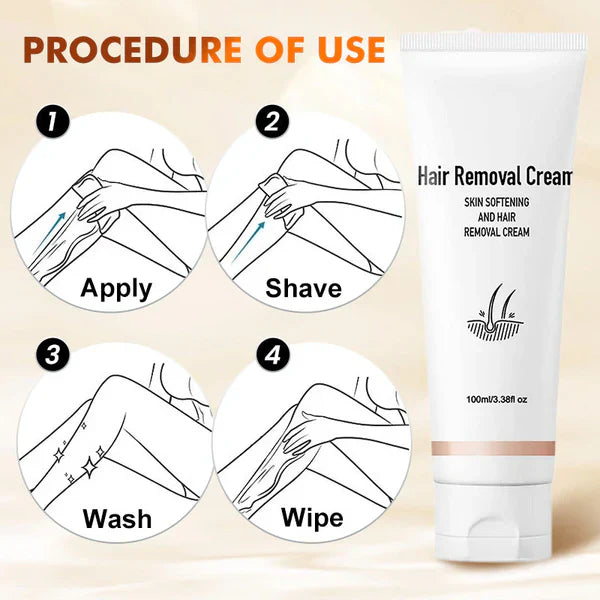 (🔥Kupite 1, dobite 1 gratis🔥)Vsestranska, aromatična krema za odstranjevanje dlak z blago formulo