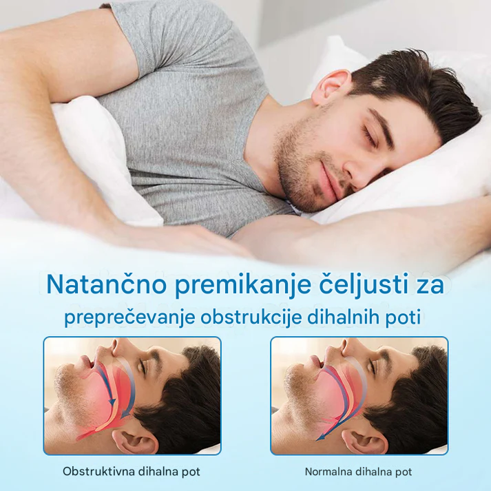 😴Nastavljiv ustnik proti smrčanju, univerzalna velikost