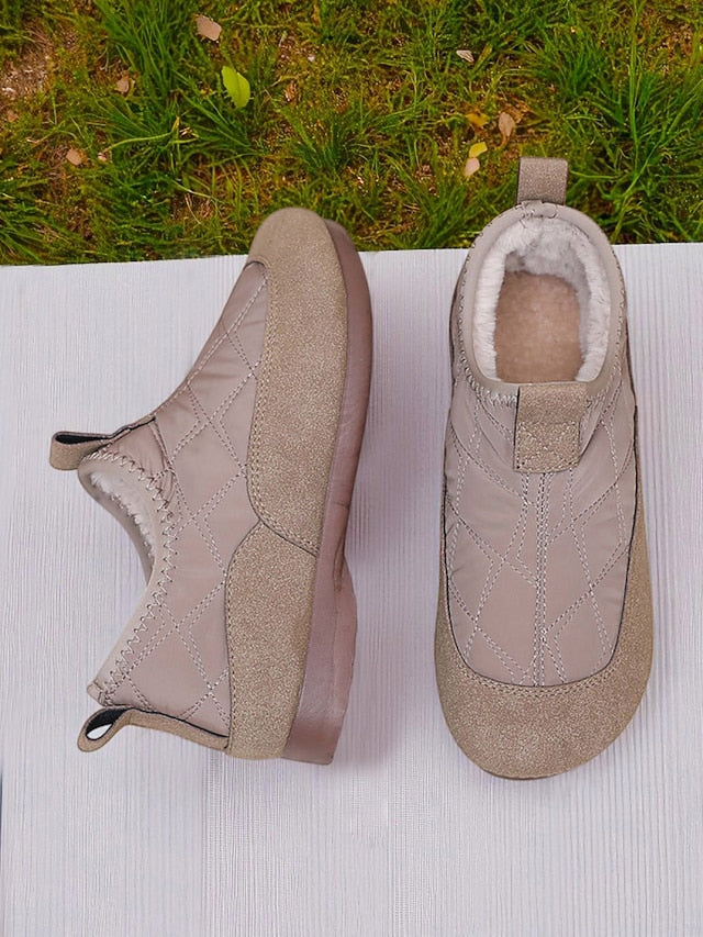【🔥Ogrejte si noge】Slip-on, bombažni, mehki snežni škornji