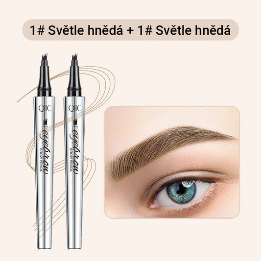 Višenamjenska olovka za obrve s 4 nastavka (2 komada,🎁1 gratis)
