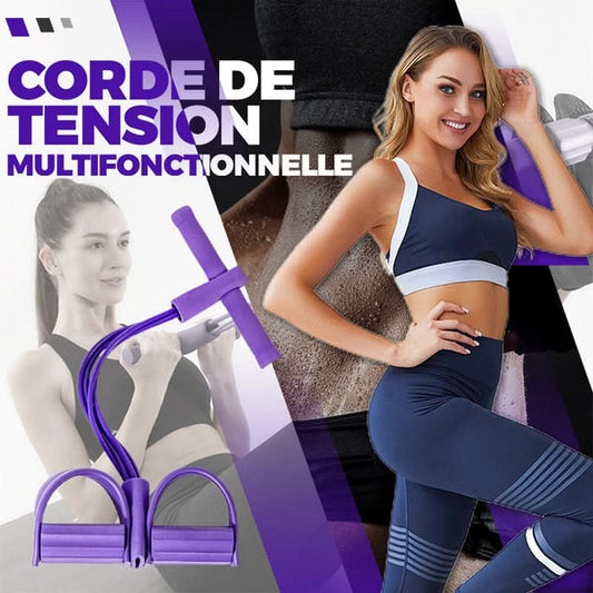 Wielofunkcyjna taśma fitness -  Skutecznie spala tłuszcz z brzucha