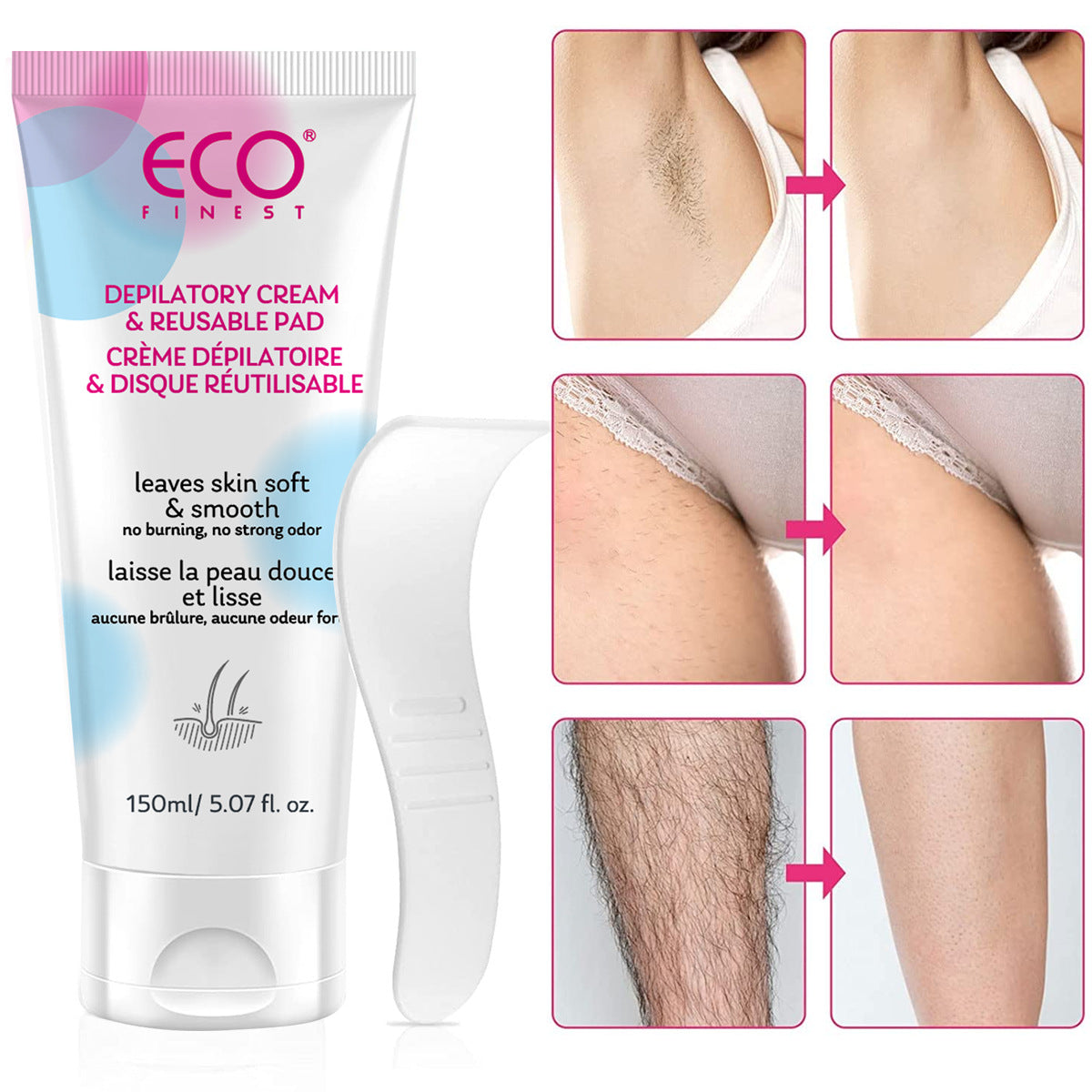 (🔥Kupite 1, dobite 1 gratis🔥)Vsestranska, aromatična krema za odstranjevanje dlak z blago formulo
