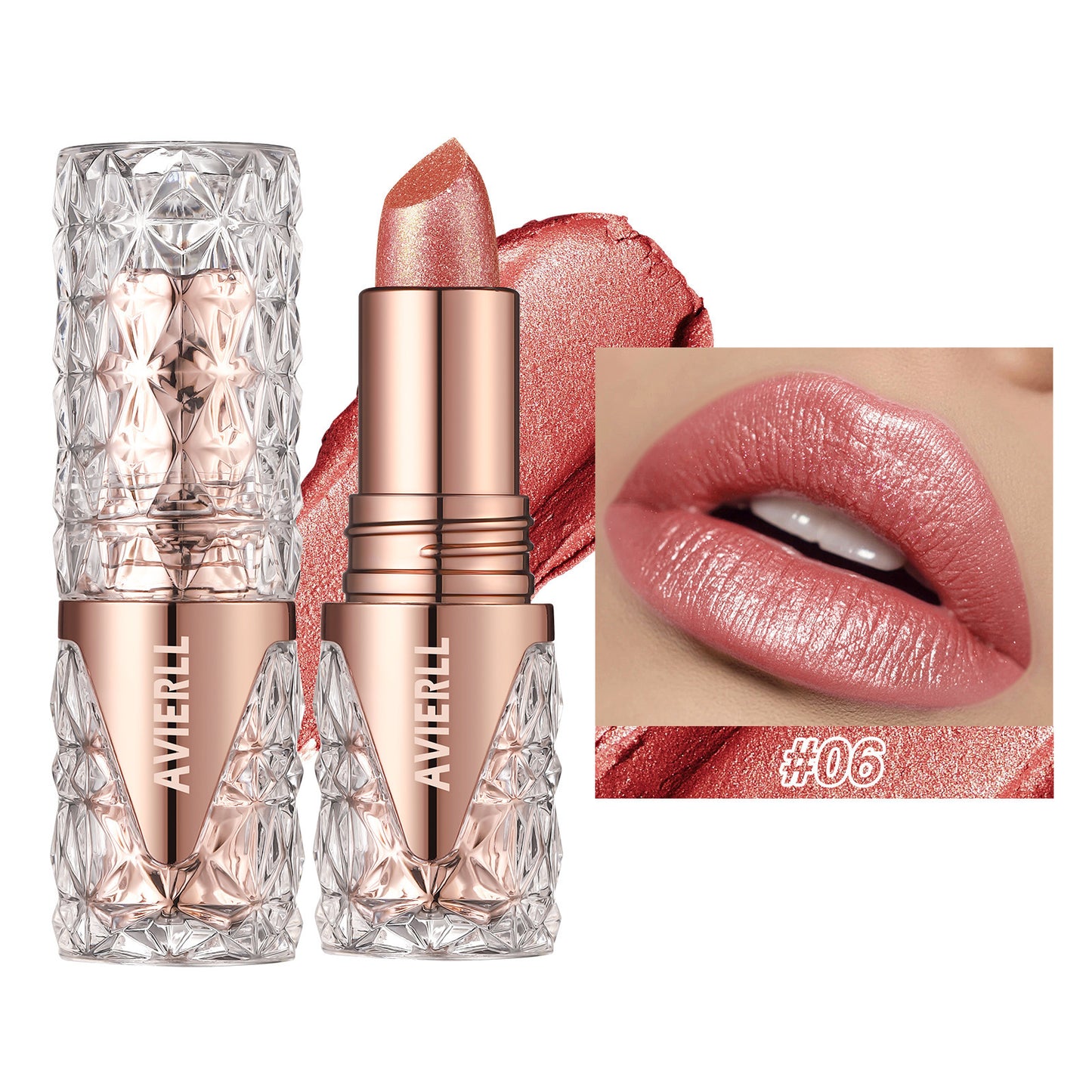 【🔥Nova sijoča šminka】Sijajna šminka Aura Kiss - dolgo obstojna, vodoodporna
